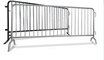 Crowd barriers for airports, stadiums, celebrity events and coliseums